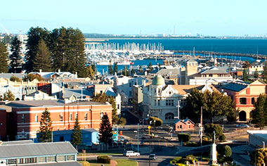 A view over Fremantle, Australia